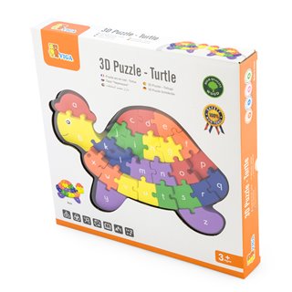 3D puzzle turtle